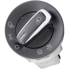 Resim Volkswagen Passat B5 Far Açma Anahtarı Düğmesi 1998-2005 kromlu 