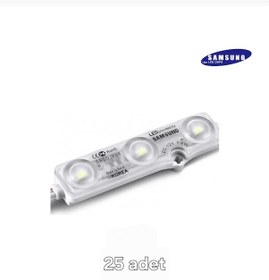 Resim Samsung 3'lü Led Modül Beyaz 25 Adet 