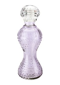 Resim Tahtakaletoptanci Şişe Cam Saray Kapaklı Nokta Desenli Vazo 100 Cc (10 Adet) 