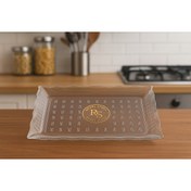 Resim ATG4X4 Ramel Store Şeffaf Mika Dikdörtgen Plastik Tepsi 36x25,5 cm 