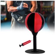 Resim Pazly Suntek Masaüstü Boks Torbası Egzersiz İçin Siyah-kırmızı Model Çok Renkli 