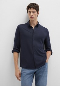 Resim Mavi - Lacivert Gömlek 0211908-70488 Lacivert 