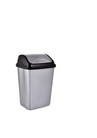 Resim Hobby Life Vittorio Çöp Kovası 26 L Yaldızlı Gri 