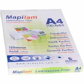 Resim MAPİLAM Mapi Laminasyon Filmi A4 125 Micron 100 Lü 1021204 0625 