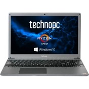 Resim Technopc TA15BR5 15.6" Amd Ryzen 5 3500U 8GB 256GB SSD Windows 10 Taşınabilir Bilgisayar 