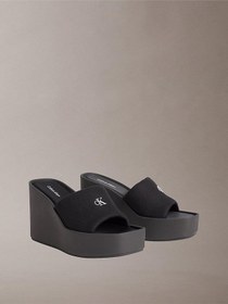 Resim Calvin Klein Kadın Wedge Canvas Detaylı Sandalet 