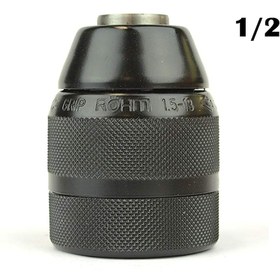 Resim Röhm 1/2 Diş Yivli 1.5 MM - 13 MM Kapasiteli Metal Matkap Mandren 