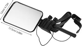 Resim HOLIDYOYO Rv ve Karavanlar için Genişletilmiş Yan ve Arka Görüş Aynaları Kayış Montajlı Uyumlu Çekici Ayna Uzatıcıları Kör Noktaları Azaltarak Güvenli Çekme Desteği Sağlar 