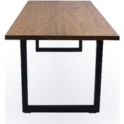 Resim Ahşap Masa 120x60 Ağaç Masa Mutfak Masası 1115 
