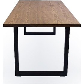 Resim Ahşap Masa 120x60 Ağaç Masa Mutfak Masası 1115 