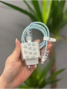 Resim Mi7a Şarj Başlığı Ve Kablo Koruyucu 4'lü Set Iphone 20w Şarj Adaptör Uyumlu 
