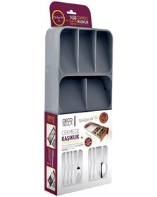 Resim Decobella 9 Bölmeli Çekmece Kaşıklık 