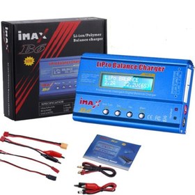 Resim B6 Rc Lityum Pil Şarj Cihazı 15V 6A 18650 Lityum Batarya 