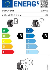 Resim Goodyear 215/50R17 91V EFFIGRIP PERF - GOODYEAR 