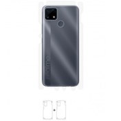 Resim Realme C25S Arka Yan Koruyucu Darbe Emici Poliüretan Film Amerika Üretimi 