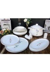 Resim Royking Flora 60 Parça Bone Chına Yemek Takımı Dsn 041 Desenli 