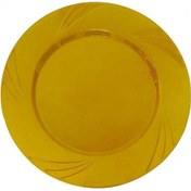 Resim Tabak Kristal 22,5 Cm Altın Pk:6 +3 