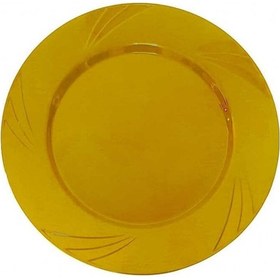 Resim Tabak Kristal 22,5 Cm Altın Pk:6 +3 