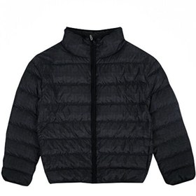 Resim Siyah Logolu Unisex Çocuk Mont 