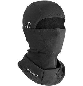 Resim Dancemonkey Yp0201343 West Rüzgar Nefes Motosiklet Su Geçirmez Bıkıng Balaklava Alabilen Gd Siyah 