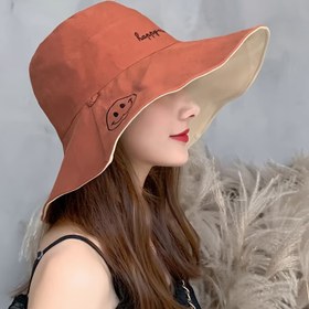 Resim Geniş kenarlı şapka kadın Japon versiyonu her kıyafete uygun seyahat güneş şapkası yazlık balıkçı şapkası 