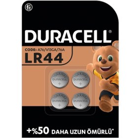 Resim Duracell Lityum Düğme Pil 3 V 4 Lü Lr44 