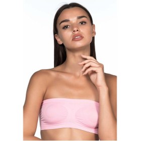 Resim Pembe Mı Emay 4002 Soft Straplez Büstiyer Pembe 