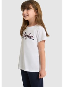 Resim U.s. Polo Assn. Kız Çocuk Beyaz Tişört 50325697-vr013 