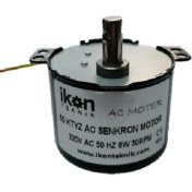 Resim Ikon Ac Senkron Motor 50 Ktyz 30 Rpm 6W Kuluçka Çevirme Motoru, Viyol Motoru 