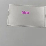 Resim Flybxiya Cam Plastik Lens Ayna Kapağı Replacment PSP 2000 PSP 3000 Ekran Ön Lens Koruyucu Kapak Lens/Şeffaf (Cam) 