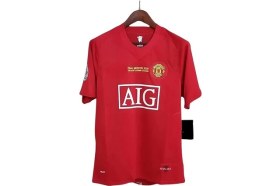 Resim Alaturka Mix Cristiano Ronaldo Moskova 2008 Sezonu Manchester/united Kısa Kollu Kırmızı Yetişkin Forması 