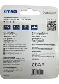 Resim Samsung Uyumlu Type C Flash Bellek Uyumlu 256 Gb Otg Usb Type C Flash Bellek Disk Pc Uyumlu 