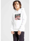 Resim Blackpink Baskılı Unisex Çocuk Kapüşonlu Beyaz Sweatshirt (528985678) Beyaz 