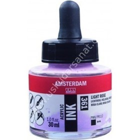 Resim Amsterdam Sıvı Akrilik Mürekkep 30ml 361 Light Rose 