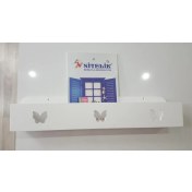 Resim Hommy Tekli Kelebek Lana Lake Montessori Kitaplık Raf 