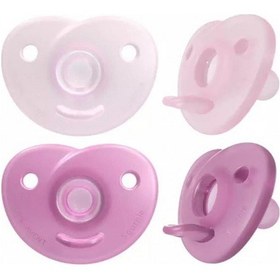 Resim Philips Avent Soothie 0-6 Ay 2'Li Ortodontik Emzik Kendi Saklama Kutusuyla Kız 