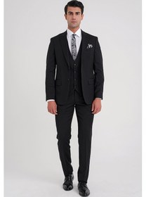 Resim Tk 926 Takım Slim Siyah Siyah 