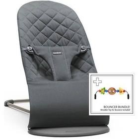 Resim Babybjörn Bliss Ana Kucağı Cotton Oyuncaklı / Anthracite & Babybjörn Kanguru Move 3d Mesh / Anthracite 