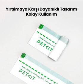 Resim Petkit Max, Max 2, Max Pro Ve Max Pro 2 Modelleri İçin Dayanıklı Çöp Torbası 5 Li 
