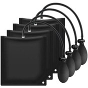 Resim Fochsia Siyah 4lü Hava Pompalı Pencere Kapı Kurulum Takımı Dayanıklı Taşınabilir 