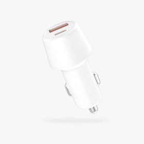 Resim 67w Ultra Hızlı Çift Port Araç Şarj Başlığı 