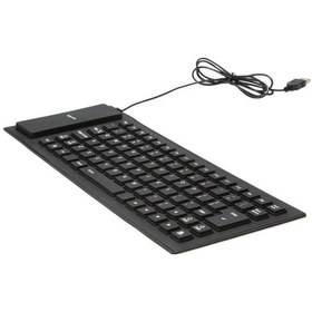 Resim Springsun 85 Tuş Katlanabilir Esnek Rulo USB Kablolu Silikon Klavye 