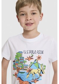 Resim U.s. Polo Assn. Erkek Çocuk Beyaz Tişört 50327025-vr013 