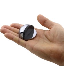 Resim Nzb (5 Adet) Yarımay Stoperi Tamponu Yapışkanlı Metal Kapı Stopu Füme 