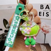 Resim Silver1 Gıoıo Yeni Sevimli Kedi Pençe Çapraz Giyinme Kurumi Bebek Araba Anahtarlık Büyük Kulak Köpek Çift Okul Çantası Hediye Anahtarlık Kolye (Yurt Dışından) 