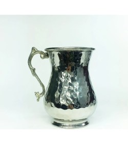 Resim Shark Anadolu El Dövmesi Beyaz Bakır Maşrapa 