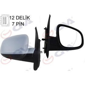 Resim Dış Dikiz Aynası Sağ Kangoo-cıtan 13 Elektrikli Isıtmalı Sensörlü Astarlı Asferik 7 Fiş Vm-6132ehpasr-203886 