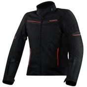 Resim Ls2 Shadow Kadın Mont Siyah - Kırmızı 