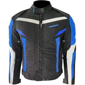 Resim Motosiklet Montu 4 Mevsim Full Koruma Özel Oxford 600-d Kumaş Motor Mont Mavi 