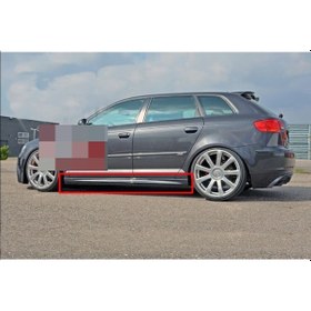Resim Audi A3 R Yan Marşpiyel Takımı - Plastik 